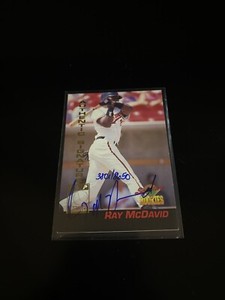Ray McDavid 1994 Rookie Signatures Auto /8650 baseball card PWE