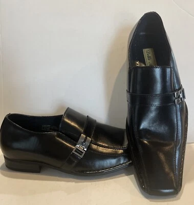 Zapatos mocasines elegantes negros Delli Aldo talla 11 Foto 1 de 4