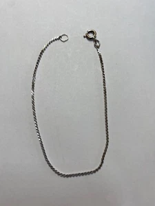 Sterling Silver AVON Serpentine Chain Bracelet - Size 7 inch - Picture 1 of 4