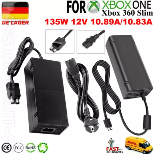 Für Xbox ONE Konsole Netzteil Adapter EU Stecker Ladegerät Versorgung Kabel DE