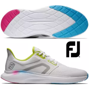 FOOTJOY HYPERFLEX TRAINER MENS GOLF SHOES / WHITE / MULTI @ 30% OFF RRP - Picture 1 of 8