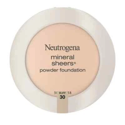 Neutrogena Mineral Sheers Oil-Free Powder Foundation, Buff 30,.34 oz.. - Image 1 of 3