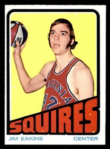 1972 Topps Basketball #213 Jim Eakins EX/MT *d22