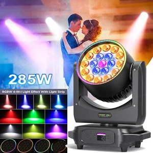 U'king 285W Zoom LED RGBW Moving Head Stage Lights DMX Beam Wash Disco Lighting - Picture 1 of 17