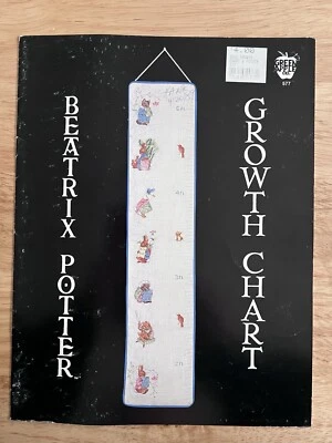 Beatrix Potter Growth Chart Counted Cross Stitch Booklet #577 1988 - Image 1 of 3