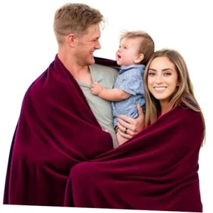 KELOR Family Size Extra Large Wool Blanket | Stretchy, Lightweight & - Picture 1 of 7