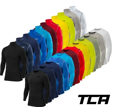 Compression Base Layer Top TCA Pro Performance Mens Boys Crew & Mock Neck - Image 1 of 4