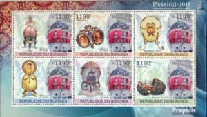 Briefmarken Burundi 2012 Mi 2725-2730 Kleinbogen postfrisch - Bild 1 von 1