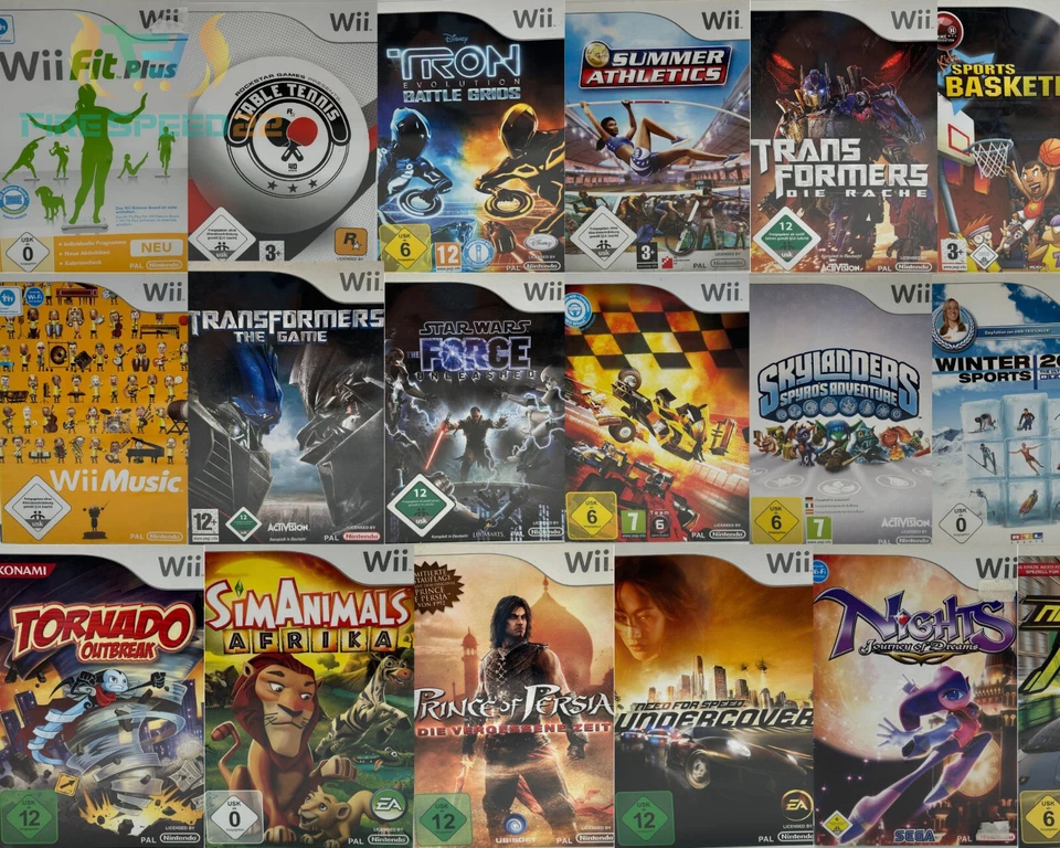 NINTENDO WII - wii Spiele - Auswahl !!!!!!!! - Bild 1 von 1