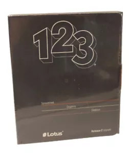 Aggiornamento Lotus 1-2-3 Rel 2, database grafico fogli di calcolo 5,25" nuovo vecchio stock - Foto 1 di 4