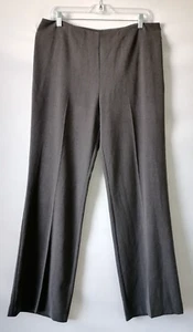 Margaret M Womens Gray Dress Pant Wide Leg High Rise Size 14 - Picture 1 of 7