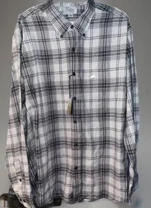 Ocean Coast Mens Casual Flannel Shirt Size 2XL Plaid Long Sleeve Button Down New - Picture 1 of 5