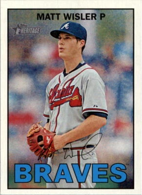 2016 Topps Heritage #98 Matt Wisler - NM-MT - Image 1 of 2