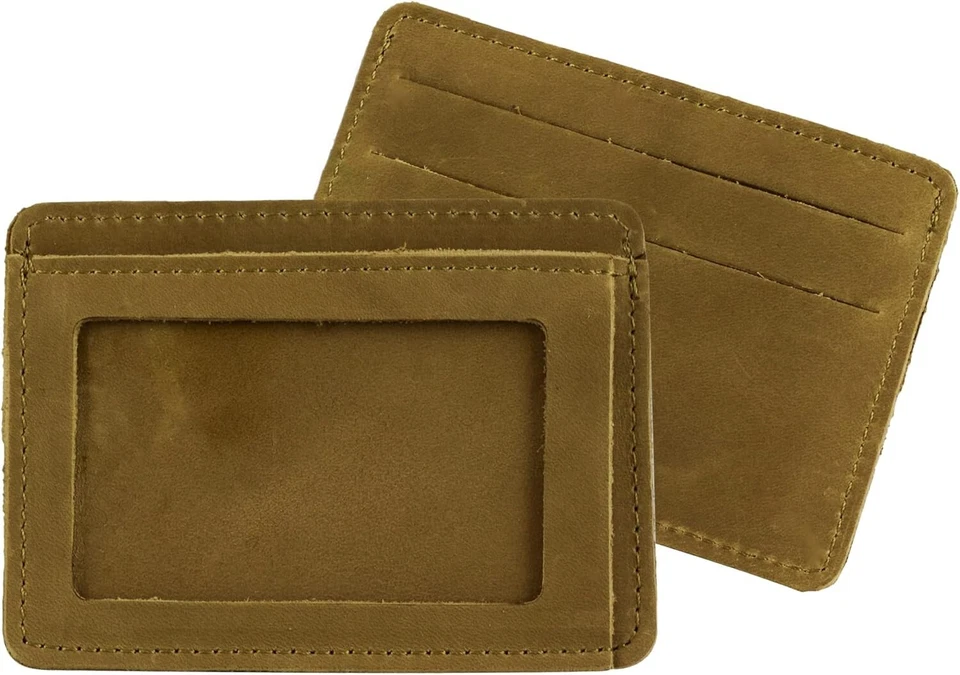 THOR FRONTIER WALLET - THIN PROFILE - FULL GRAIN LEATHER - SADDLE BROWN - Image 1 of 4