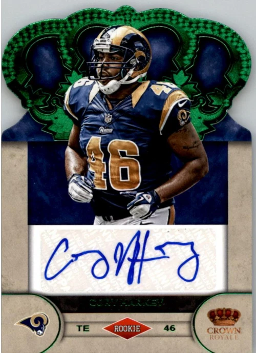 2012 Crown Royale Rookie Signatures Green #18 Cory Harkey/49 Auto/49 - NM-MT - Image 1 of 1