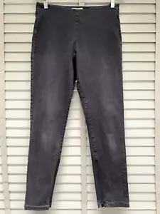 Jeans denim grigio TOAST UK 10 pantaloni skinny elasticizzati con zip alla caviglia Grazer - Foto 1 di 10