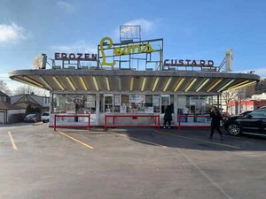 1-87TH HO SCALE 3D PRINTED LEON'S CUSTARD STAND - Picture 1 of 5