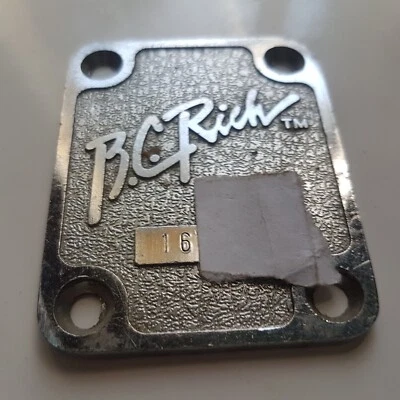 80's BC RICH NECK PLATE - Bild 1 von 2