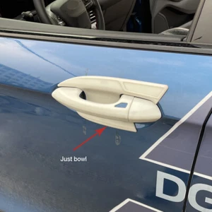 For ford edge 2021 2022 Carbon Fiber Side door handle bowl cup cavity cover trim - Bild 1 von 6
