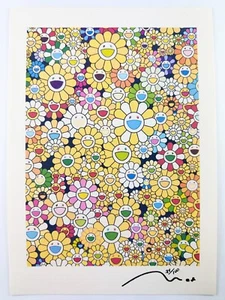 Takashi Murakami Original Vintage Art Print Lithograph Signed Limited COA - Picture 1 of 3