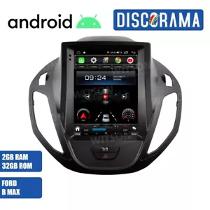 AUTORADIO ANDROID FORD B MAX 2012-2017 STEREO AUTO STILE TESLA 9.7" NAVIGATORE - Foto 1 di 6