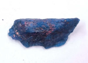 Dyed Blue Aquamarine 128.90 Carat Certified Uncut Rough Gemstone - Picture 1 of 3