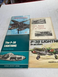 P-38 Lightning,(4 BOOK LOT) GURNEY, PICTORIAL HISTORY IN ACTION - Picture 1 of 7