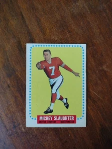 1964 Topps #61 Mickey Slaughter Denver Broncos radiocontrol en muy buena condición - Imagen 1 de 2