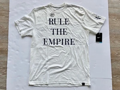 Nike Federer US Open 2013 NYC Rule The Empire Tennis Shirt L White 627150-100 - Image 1 of 4