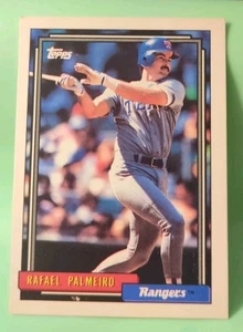1992 Topps - Rafael Palmeiro #55 - Texas Rangers - Picture 1 of 2