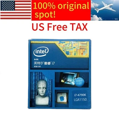 New in box Intel Core i7-4790K quad-core LGA1150 4.00GHz CPU processor i7 4790K - Image 1 of 4