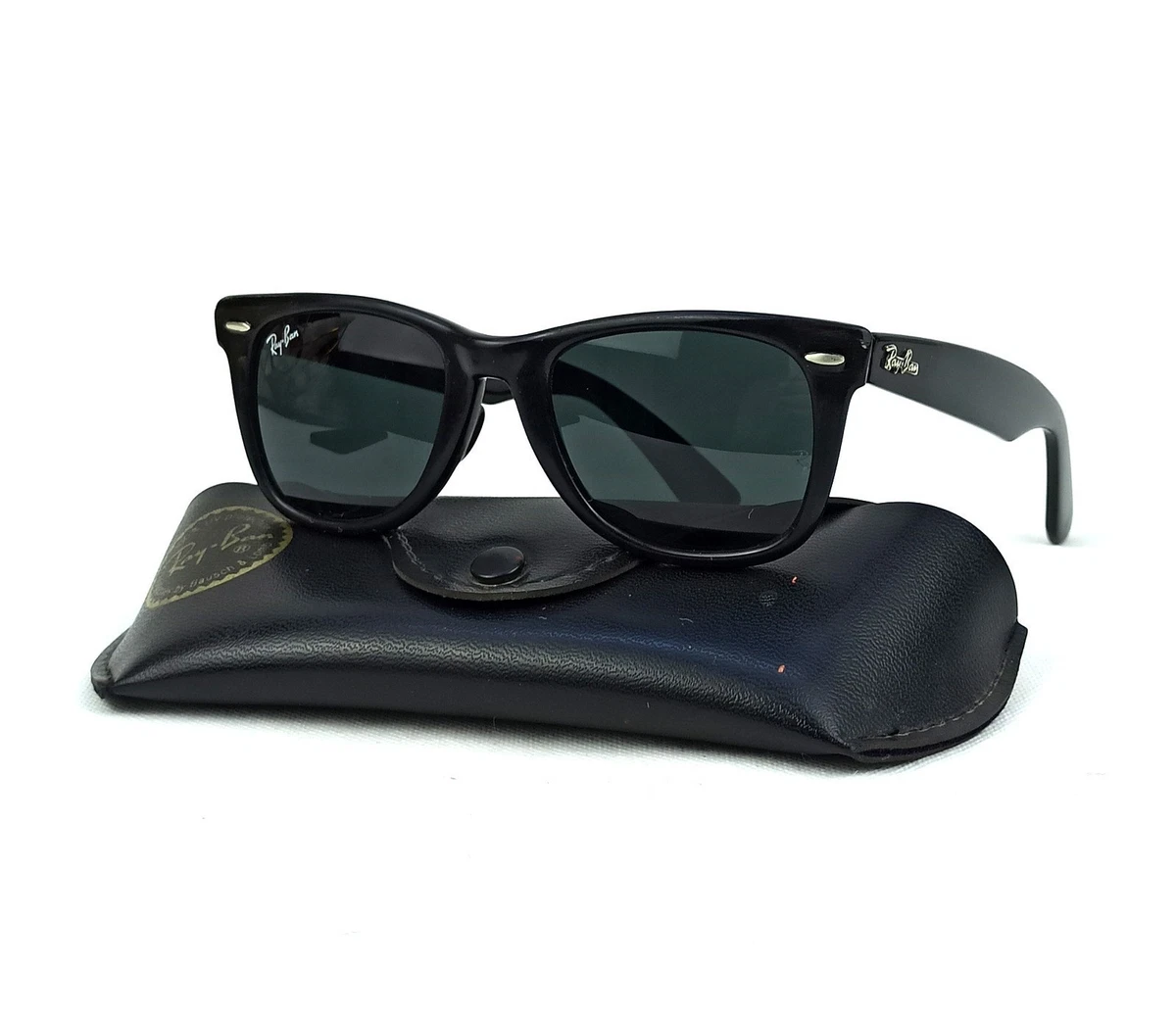 【希少美品】B&L RAY- BAN USA WAYFARER 5024エボニィ Vintage B&L Ray Ban USA Wayfarer 5024 50mm mock / tortoise frame