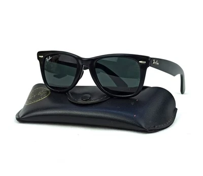 Gafas de sol negras Ray Ban Wayfarer Bausch & Lomb EE. UU. AÑOS 70 al aire libre hombres lentes BL Foto 1 de 4