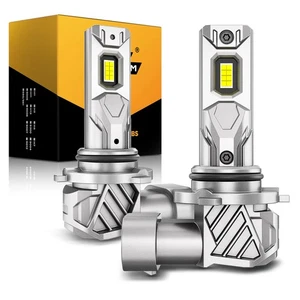 AUXBEAM LED Fog Light Bulbs 9006 HB4 Halogen Replacement 6500K 80W 18000LM White - Picture 1 of 12