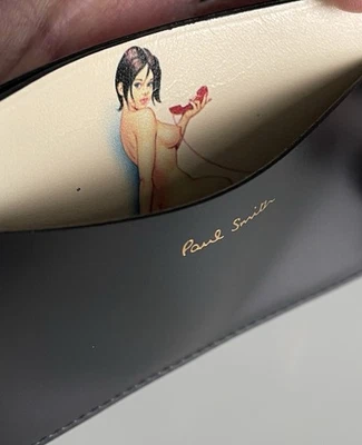 Nuevo con etiquetas Paul Smith Dama Desnuda Cuero Billetera Tarjetero Foto 1 de 4