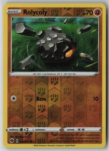 Tarjeta holográfica inversa Rolycoly 031/073 Pokemon Champion's Path casi nueva (NM) 1 - Imagen 1 de 2