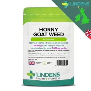 Horny Goat Weed Capsules Lindens - Picture 1 of 5