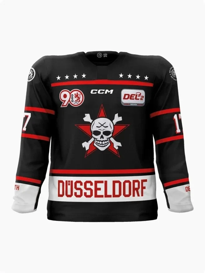 ORIGINAL Die Toten Hosen DÜSSELDORF Eishockey Trikot Campino 90 Tote DEG Jersey - Bild 1 von 2