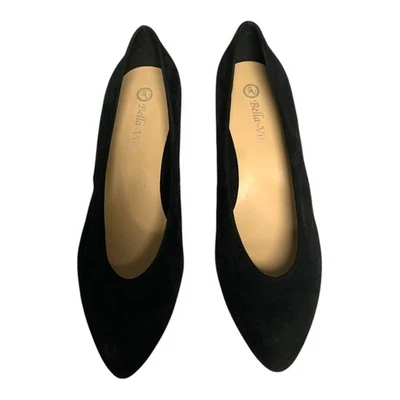 Bella-Vita Jensen Pump Black Suede US Women's 11W - Image 1 of 4