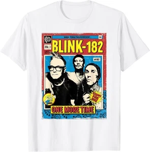 Official Blink-182 One More Time Comic T-Shirt - Picture 1 of 3