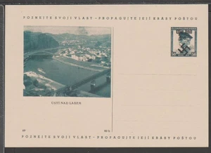 ✔️ GERMANIA 3° REGNO WW2 OCCUPATO Boemia e Moravia RARA RIPRODUZIONE CARTOLINA - Foto 1 di 1