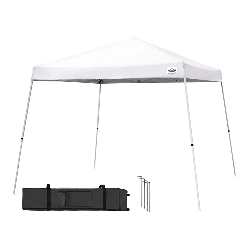 Canopy V Series 12 by 12 Foot Outdoor Shade Instant Canopy Kit with Steel Fra... - Image 1 of 4