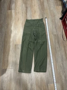 Pantalones de satén vintage OG-107 para hombre 30x32 utilitarios militares años 60 tipo 1 Vietnam - Imagen 1 de 17