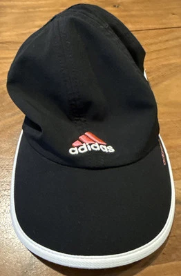 Adidas Adizero Climacool Navy Blue Running Hat Hook & Loop Cap Lightweight - Image 1 of 4