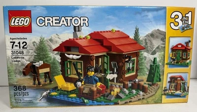 LEGO 31048 Creator 3-in-1 Lakeside Lodge 368 Pcs See Pics - Image 1 of 4