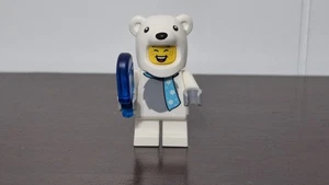 🐻 LEGO Polar Bear Costume Guy Minifigure with Blue Popsicle! (City 2025) - Picture 1 of 8