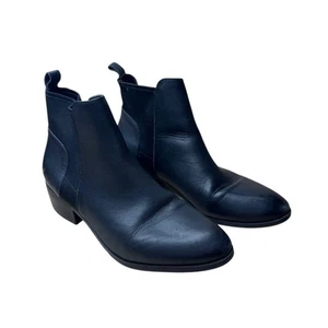Windsor Smith Black Leather Chelsea Ankle Boots Size 10 Classic Pull On Style - Picture 1 of 11