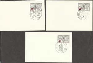 Belgium stamps; OCB/COB 1395 from 1966 on stock cards with different postmarks - Picture 1 of 1