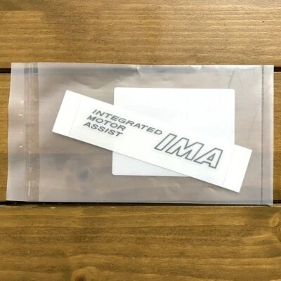 HONDA CR-Z IMA Blanco/Gris Emblema/Ornamento/Nombre/Calcomanía/Marca/Pegatina Foto 1 de 2