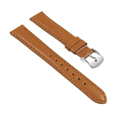 StrapsCo Women's Classic Smooth Leather Watch Band - Quick Release Strap - Image 1 of 4